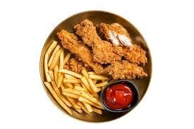 Chicken strips and chips