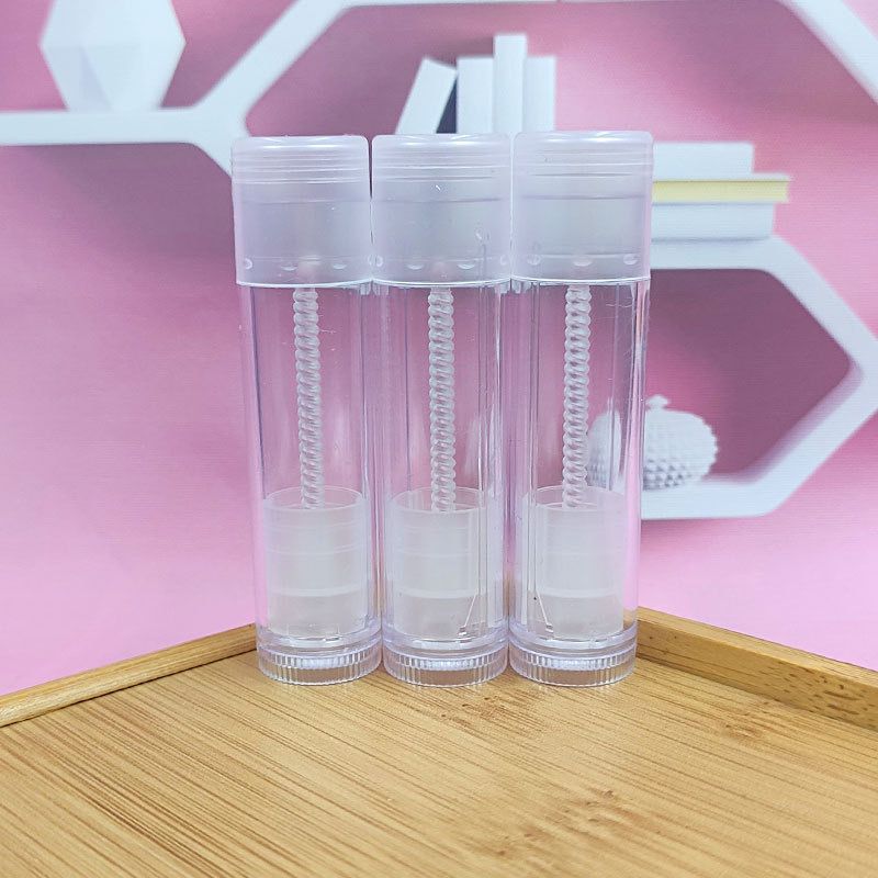 Clear chapstick tubes