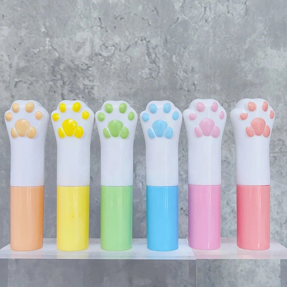 Cat paw lip balm tubes