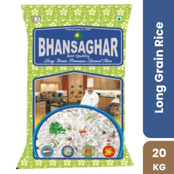 Bhansaghar Long Grain Rice, 20Kg