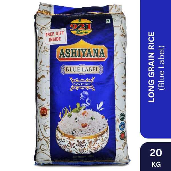 Ashiyana BasmatiRice (Blue Label), 20 KG