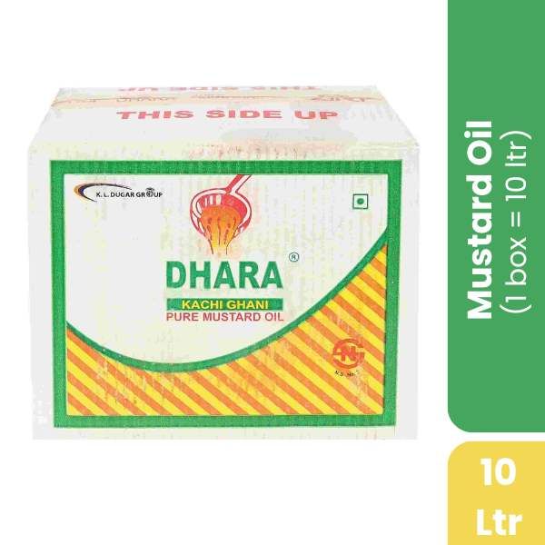 DHARA Mustard Oil- 1Box (10 Ltr)