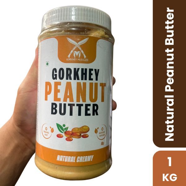 Gorkhey Natural Peanut Butter, 1kg