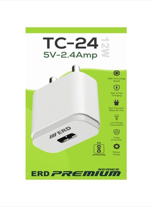 ERD TC-24 2.4Amp. Mobile Charger (USB Dock Only)