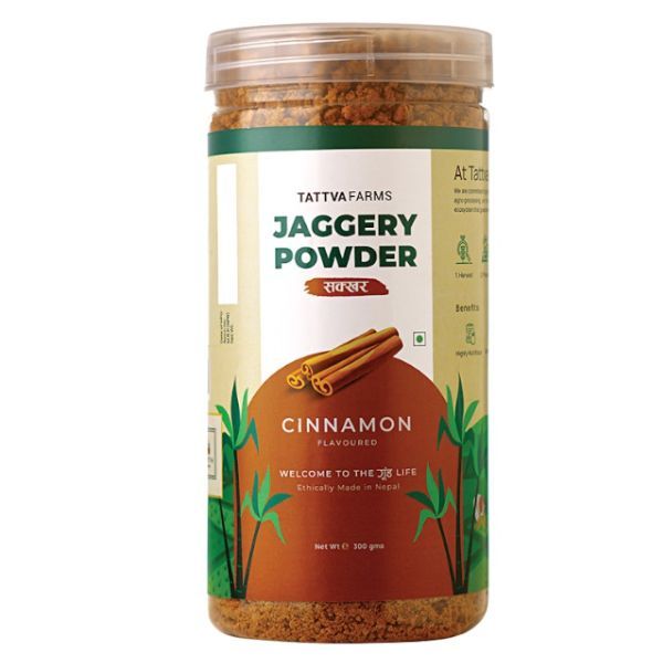 Tattva Farms Jaggery Powder (Cinnamon),300gm