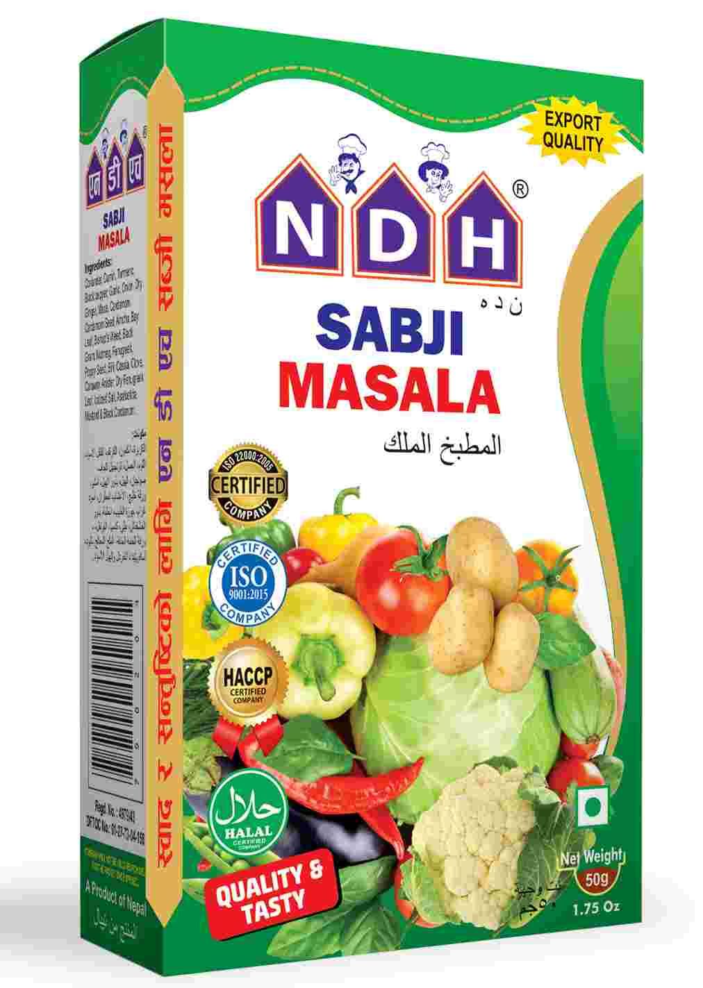 NDH Sabji Masala, 50gm