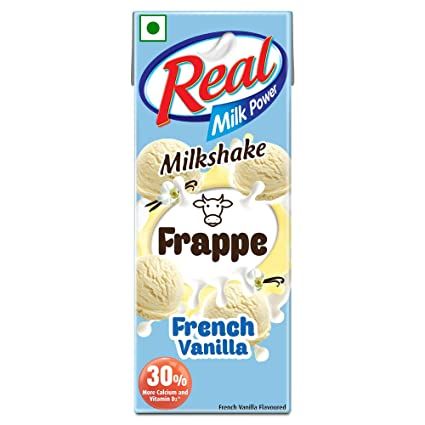 Dabur Real Frappe French Vanilla Milkshake, 180ml