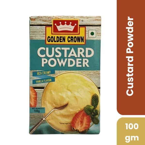 Golden Crown Custard Powder, 100gm