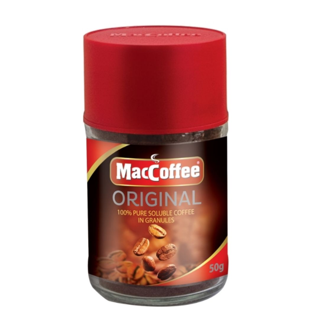 MacCoffee Original 100% Pure Coffee, 50gm Jar