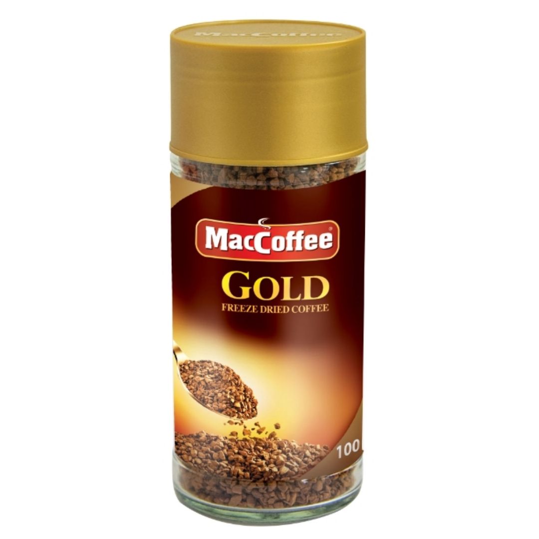 MacCoffee Gold Freeze Dried Coffee, 100gm Jar