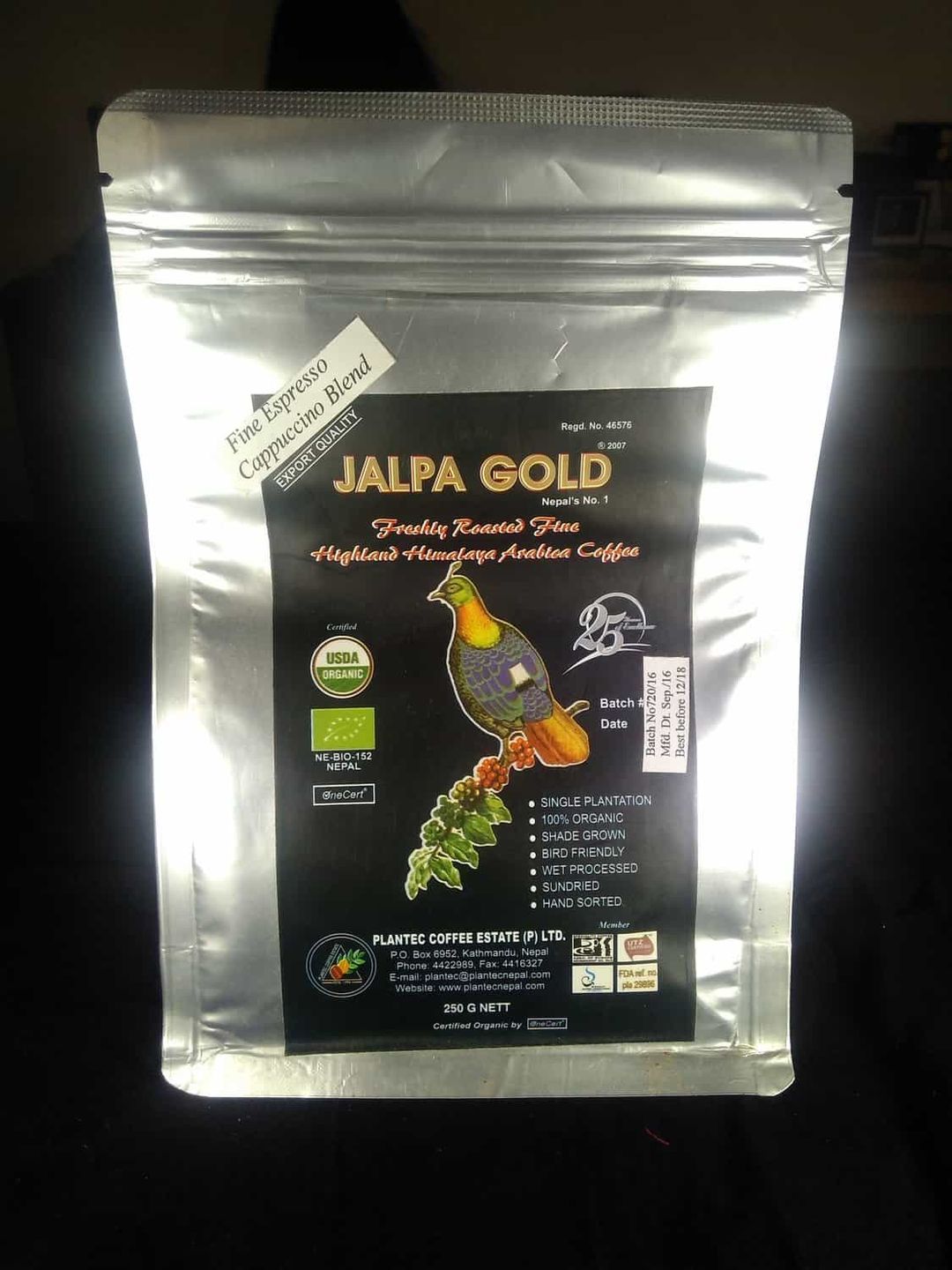 Jalpa Gold Espresso\Cappuccino Coffee Powder, 250gm