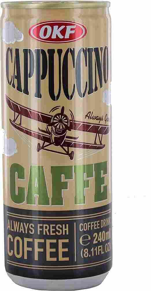 OKF Cappuccino Coffee Drink, 240ml Can