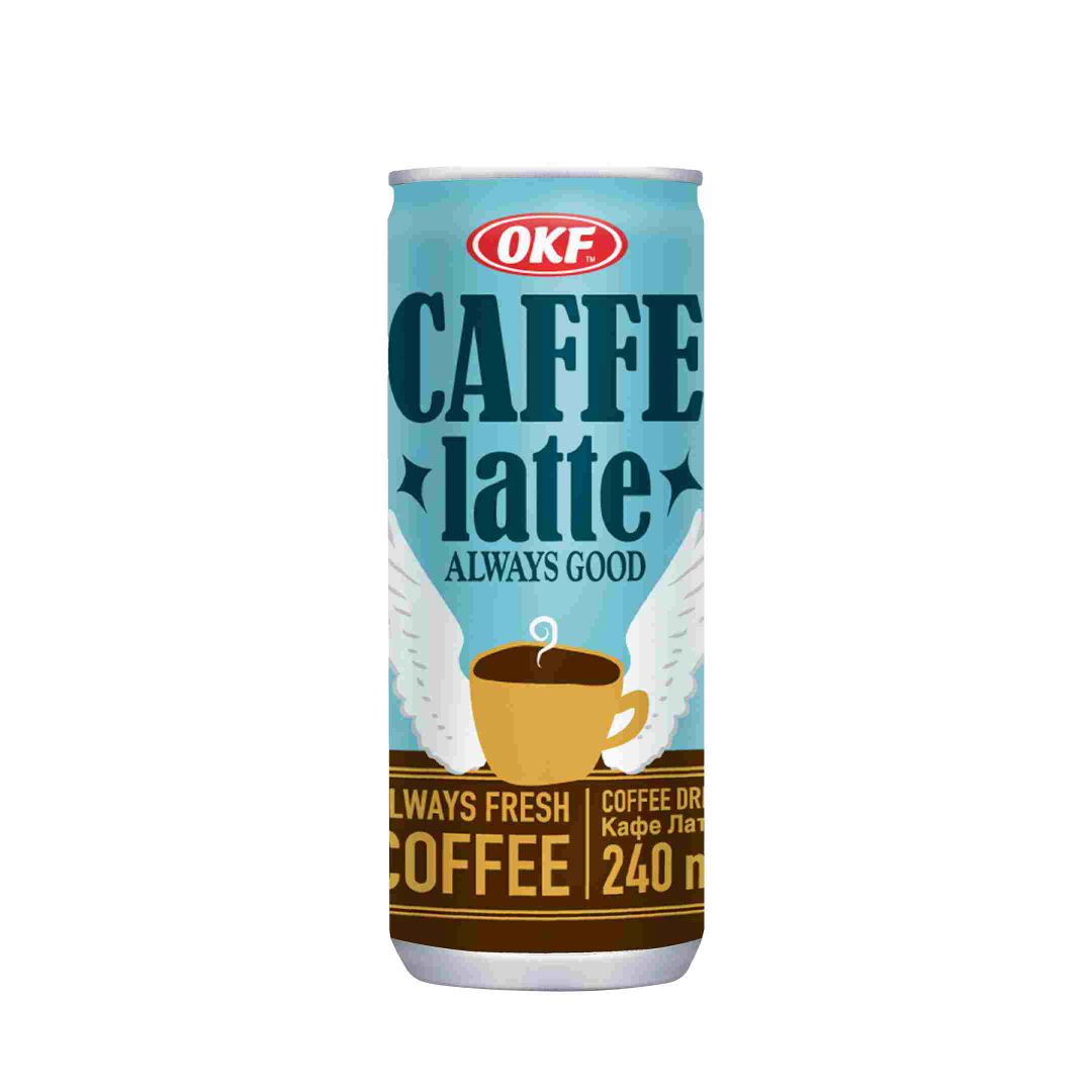 OKF Caffe Latte Coffee Drink, 240ml Can