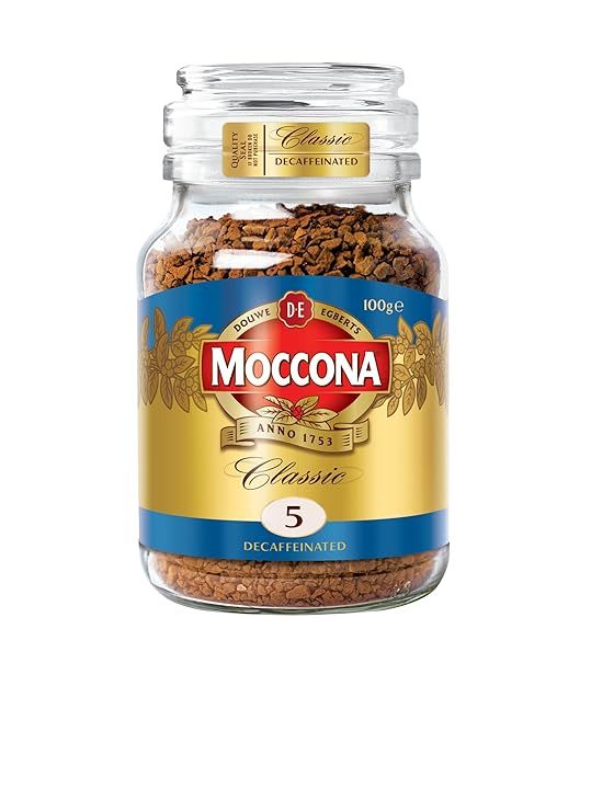 Moccona Freeze Dried Instant Coffee Classic Decaffeinated, 100g Jar