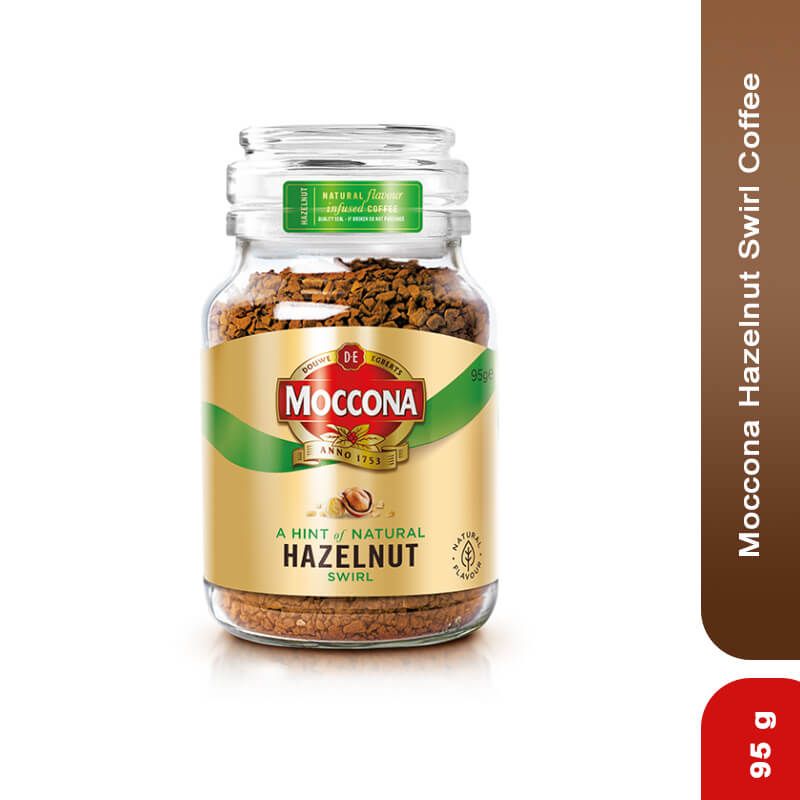 Moccona Hazelnut Swirl Coffee, 95gm Jar