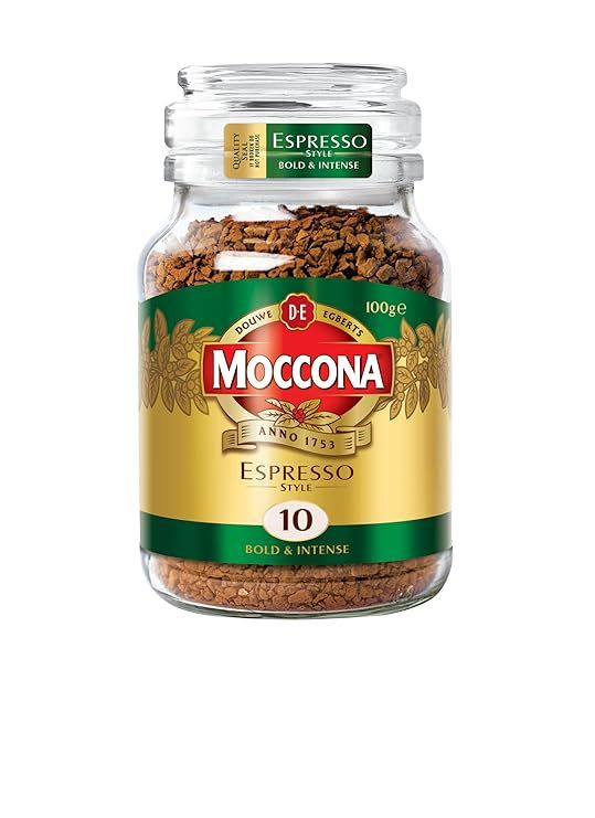 Moccona Premium Espresso Style Instant Coffe -Bold & Intense, 100gm Jar