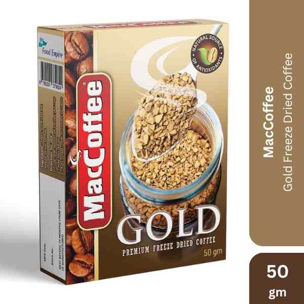 MacCoffee Gold Freeze Dried Coffee, 50gm Box