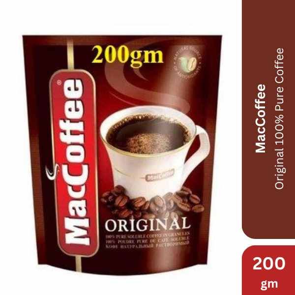 MacCoffee Original 100% Pure Coffee, 200gm Pouch