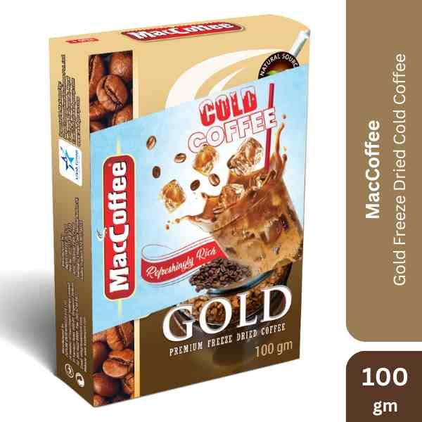 MacCoffee Gold Freeze Dried Cold Coffee, 100gm Box