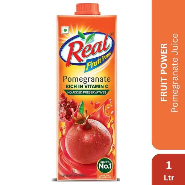 Real Fruit Power Pomegranate Juice, 1 Ltr