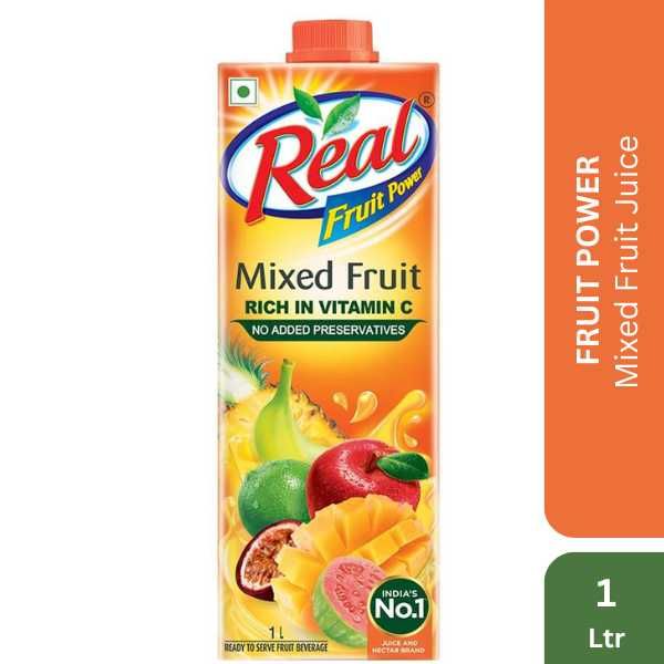 Dabur Real Mixed Fruit Juice, 1ltr