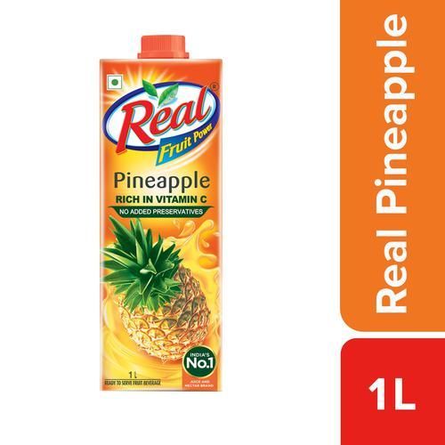 Real Fruit Power Pineapple Juice, 1Ltr