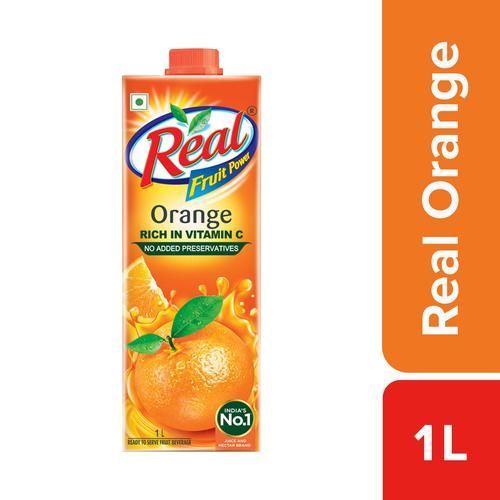 Real Fruit Power Orange Juice, 1Ltr