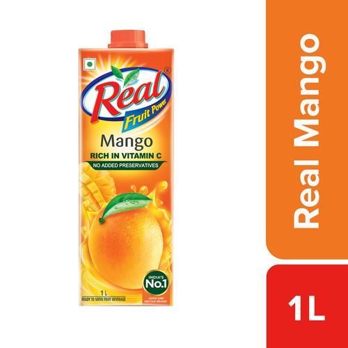 Real Fruit Power Mango Juice, 1Ltr