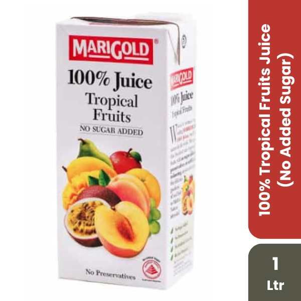 Marigold 100% Tropical Fruits Juice No Added Sugar, 1Ltr (MG-437015)