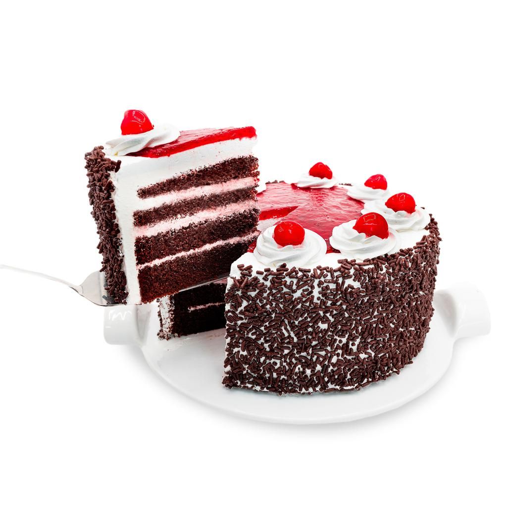 8" Round Black Forest Cake