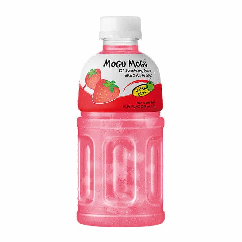 Mogu Mogu Strawberry Flavored Drink, 320ml