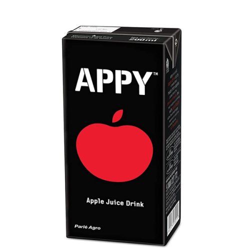 Appy Apple Juice Drink, 200 ml Tetra Pack (Pack of 3)