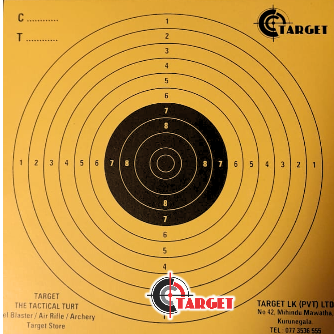 Target Papers Air Rifle 1 Card