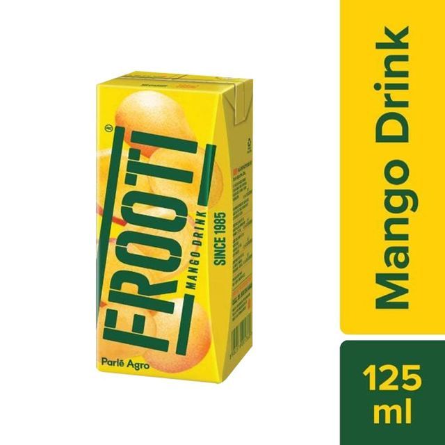 Frooti Mango Fruit Drink, 125ml (Pack of 5)