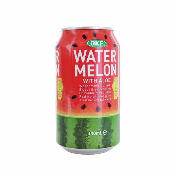 OKF Watermelon with Aloe Juice, 340ml Can