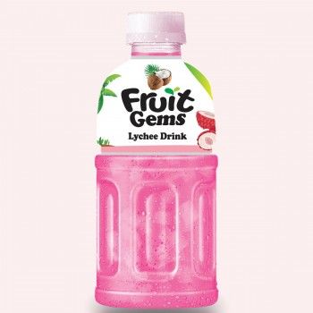 Fruit Gems Litchi Flavored Drink, 320ml