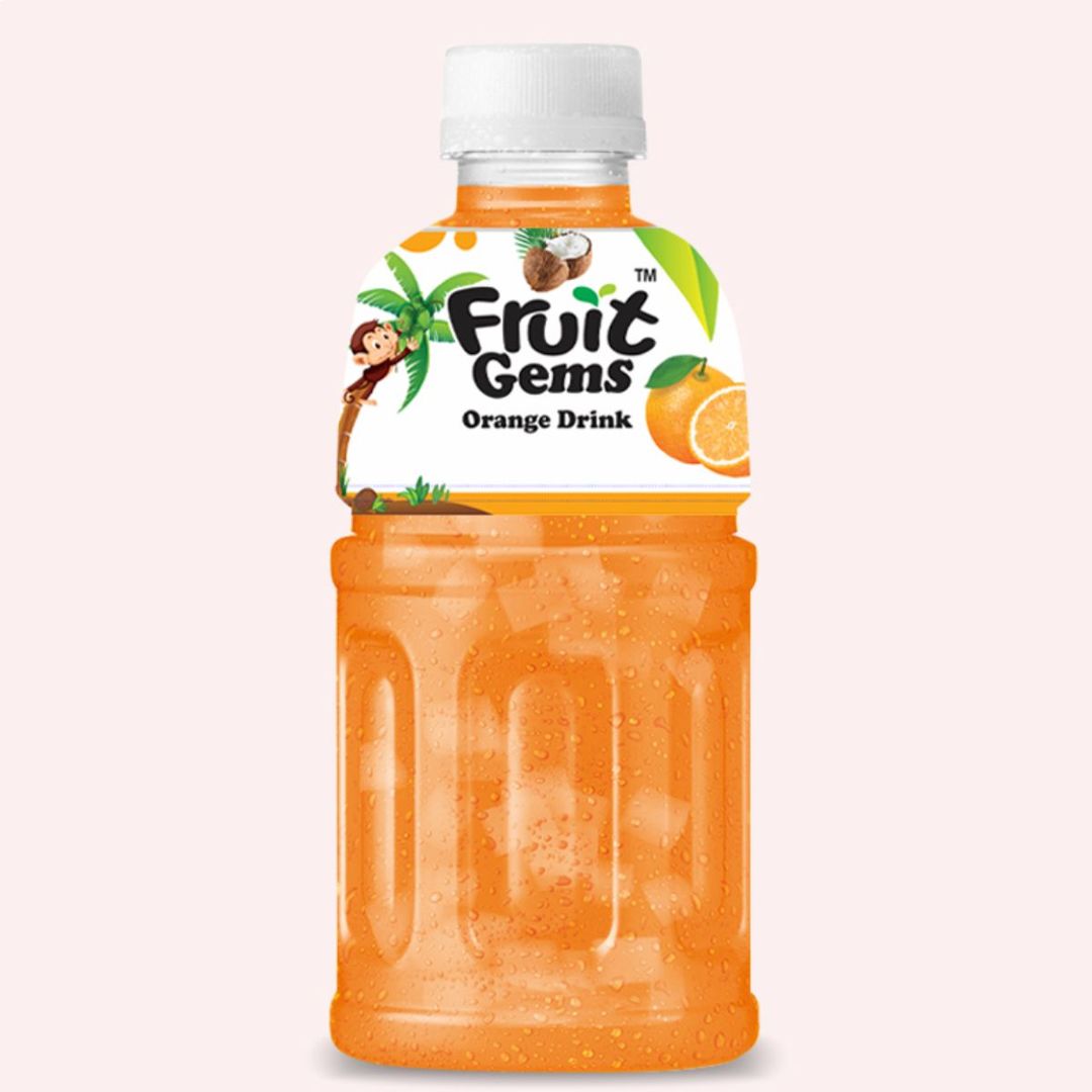 Fruit Gems Orange Flavored Drink, 320ml