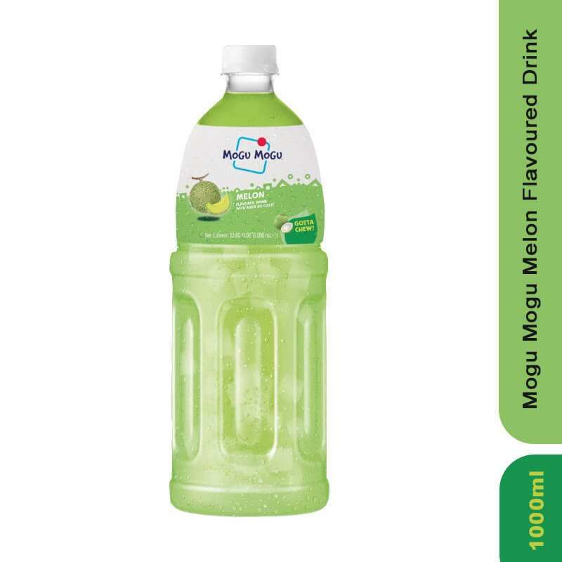 Mogu Mogu Melon Flavored Drink, 1Ltr