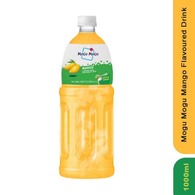 Mogu Mogu Mango Flavored Drink, 1Ltr