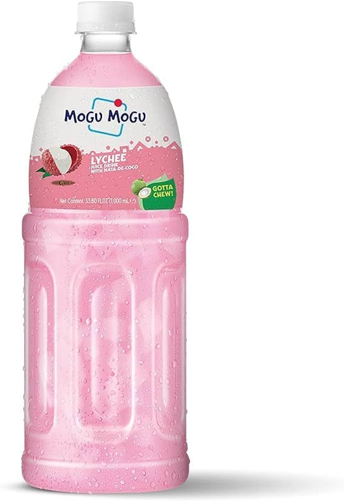 Mogu Mogu Lychee Flavored Drink, 1Ltr