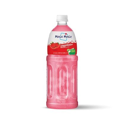 Mogu Mogu Strawberry Flavored Drink, 1Ltr