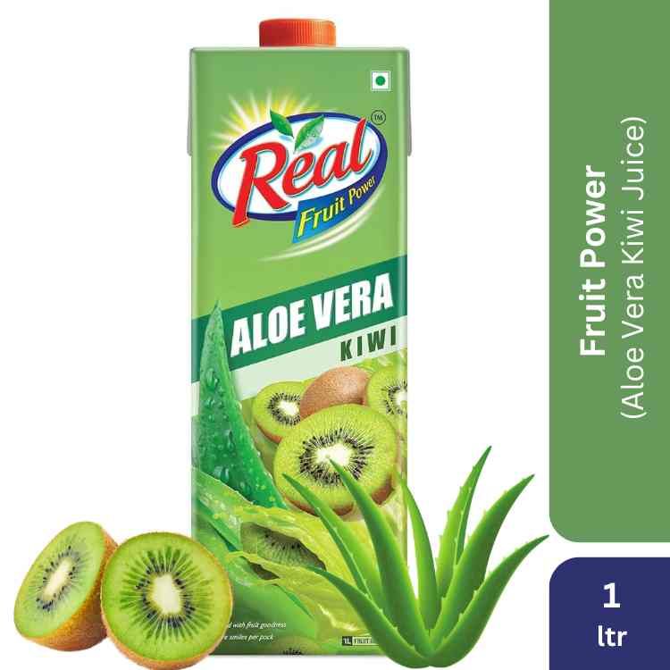 Real Fruit Power Juice - Aloe Vera Kiwi, 1 Ltr