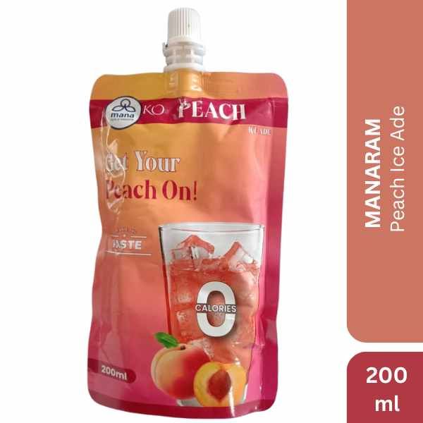 Manaram Ko Peach Ice Ade, 200ml