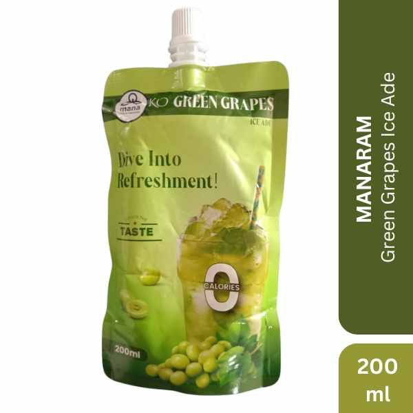 Manaram Ko Green Grapes Ice Ade, 200ml