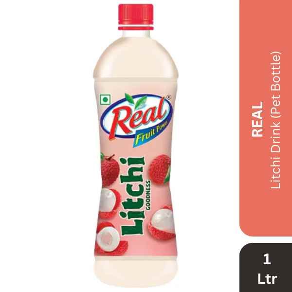 Real Litchi Drink, 1Ltr Pet Bottle