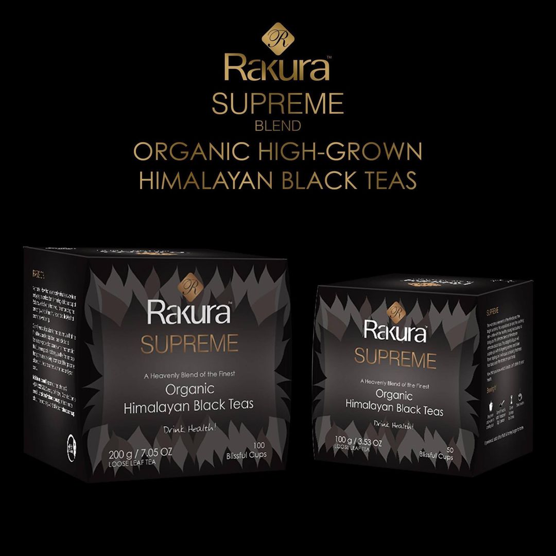 Rakura Supreme Organic Himalayan Black Tea 100 gm