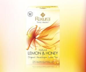 Rakura Lemon&Honey+Organic Himalayan Green Tea - 25 Tea Bags