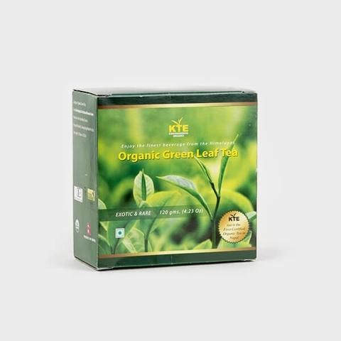 KTE Organic Green Leaf Tea, 120gm