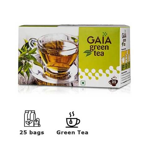 Gaia Green Tea, 25 Bags