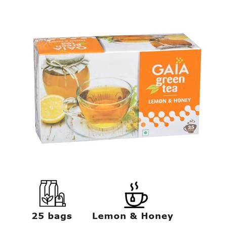 GAIA Green Tea & Lemon & Honey, 25Bags